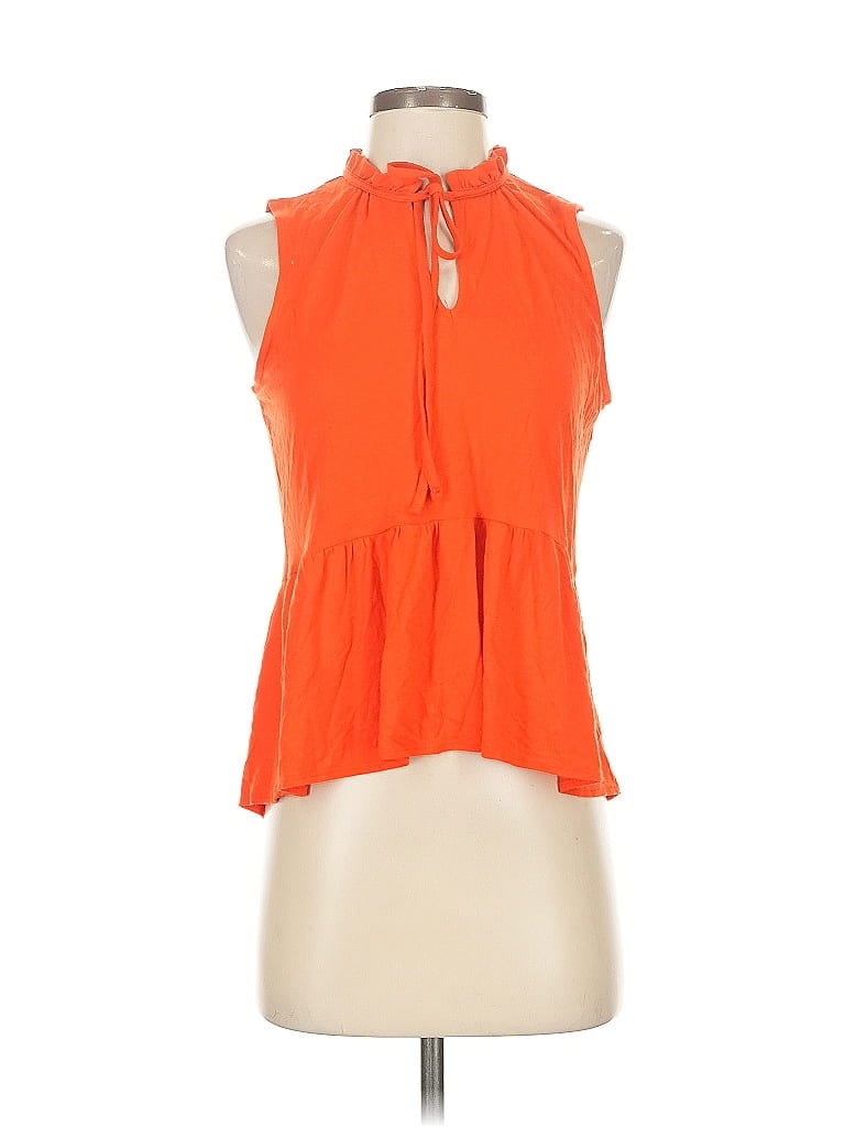 Click to view more detailed imagery on our partner's website Pre-owned Jcrew Sleeveless Blouse In Red