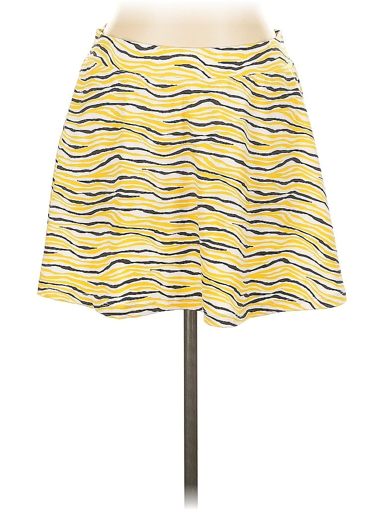 Tail Stripes Yellow Casual Skirt Size L - photo 1