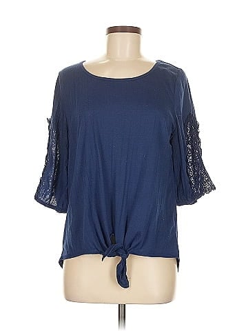 New York Laundry 3/4 Sleeve Top (view 1)
