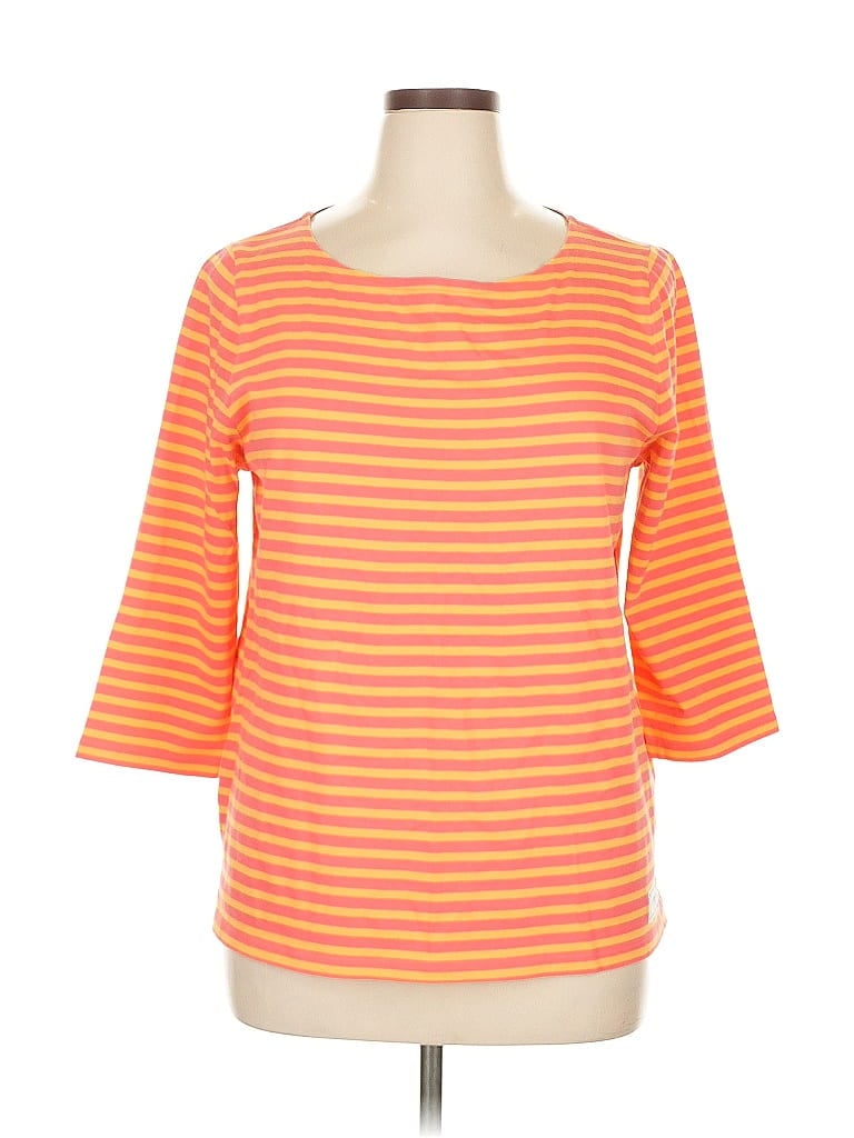 Pre-owned Talbots Cardigan Sweater In Orange