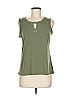 JM Collection Green Sleeveless Blouse Size M - photo 1