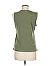 JM Collection Green Sleeveless Blouse Size M - photo 2