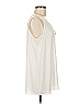 Pleione 100% Polyester Ivory Sleeveless Blouse Size M - photo 4