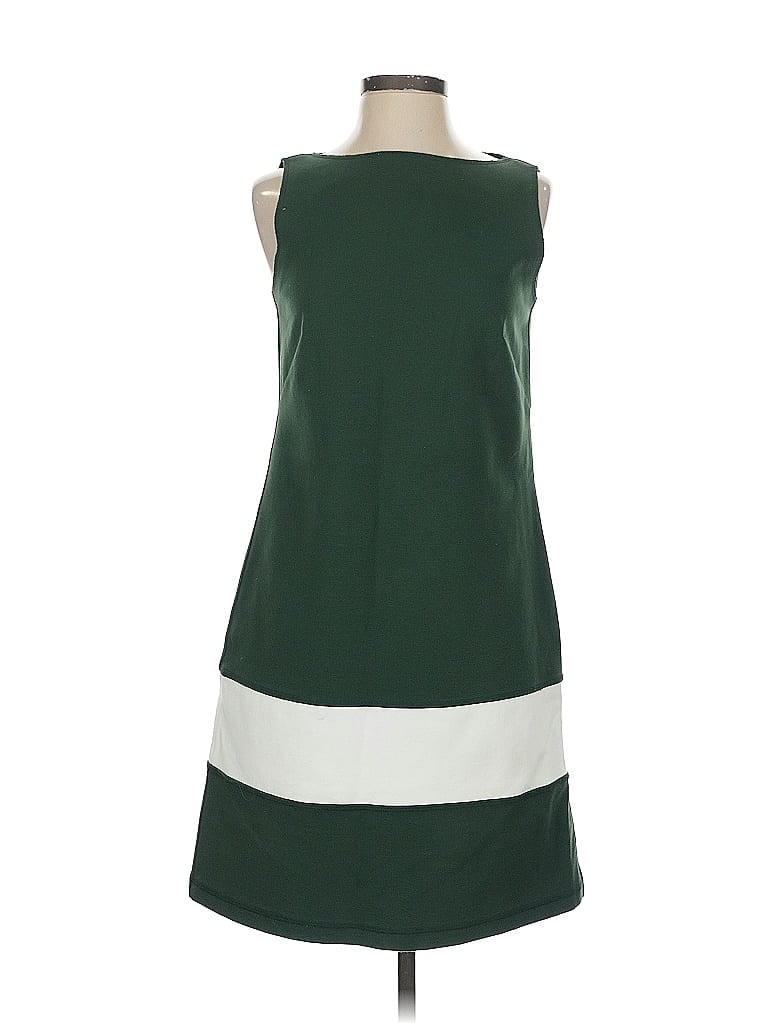 Worth New York Color Block Green Casual Dress Size 2 - photo 1