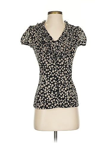 INC International Concepts Short Sleeve Blouse (view 1)