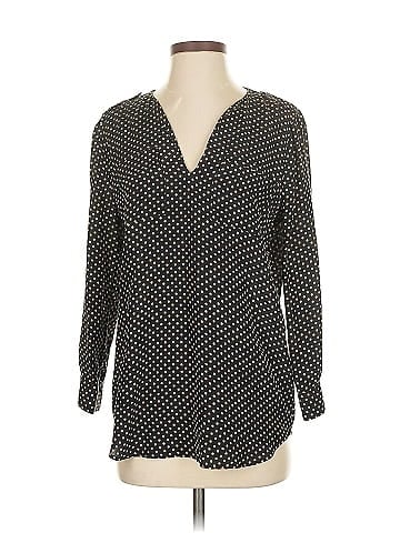 Joie Long Sleeve Silk Top (view 1)