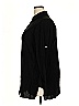 Roaman's 100% Rayon Black 3/4 Sleeve Button-Down Shirt Size 18 - photo 5