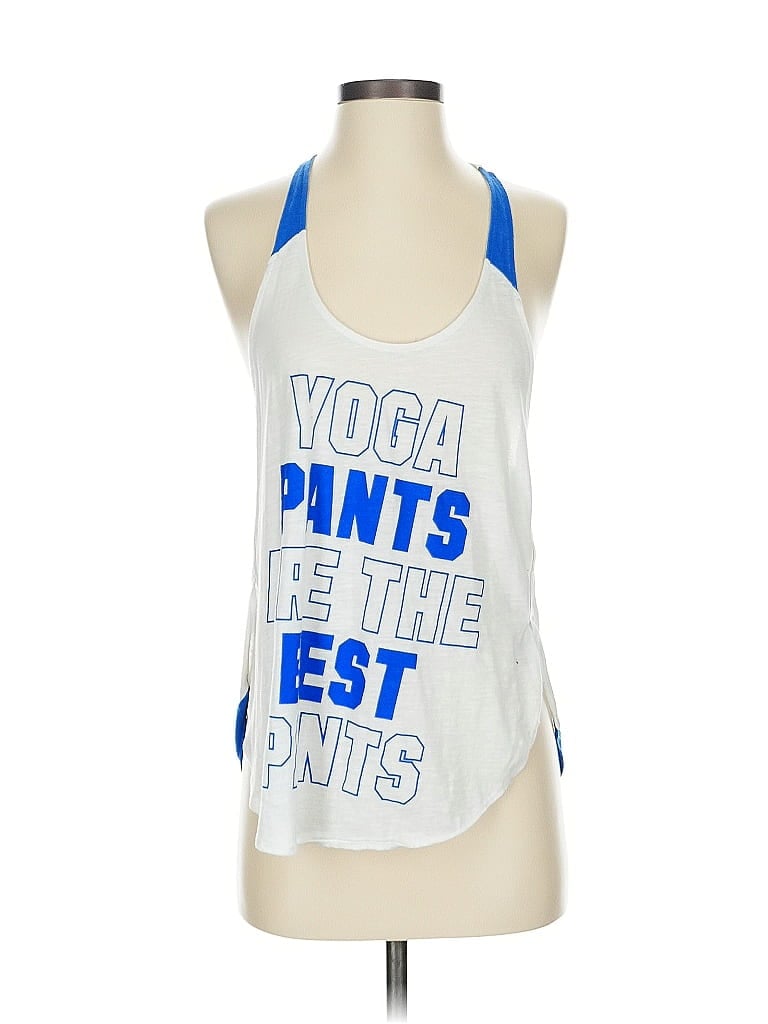 Pre-owned Victoria's Secret Pink Active Tank Top In Silver