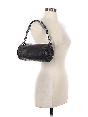 Gucci Sakai Be Green Calfskin Diagonal Stitched Mini Blondie Barrel Shoulder Bag (view 2)