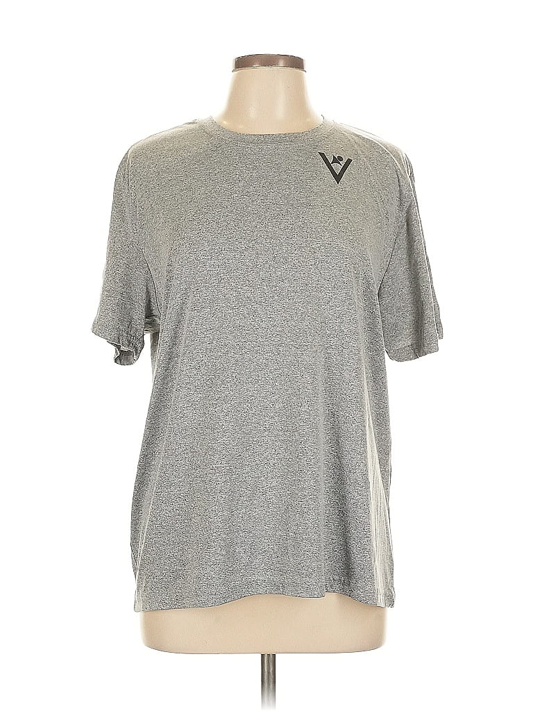 Pre-owned Unbranded Short Sleeve T-shirt In Gray