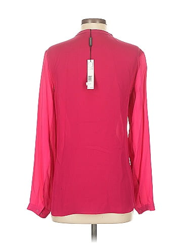 Elie Tahari Long Sleeve Silk Top (view 2)