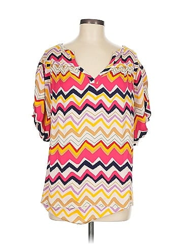 Diane von Furstenberg Short Sleeve Blouse (view 1)