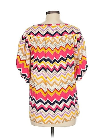 Diane von Furstenberg Short Sleeve Blouse (view 2)