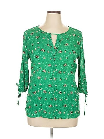 Collective Concepts 3/4 Sleeve Blouse (view 1)