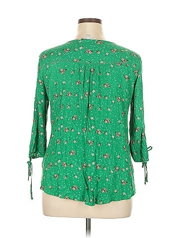 Collective Concepts 3/4 Sleeve Blouse (view 2)
