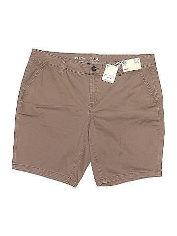 a.n.a. A New Approach Khaki Shorts (view 1)