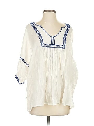 World Market 3/4 Sleeve Blouse (view 1)