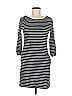 Barbour Stripes Gray Casual Dress Size 6 - photo 1