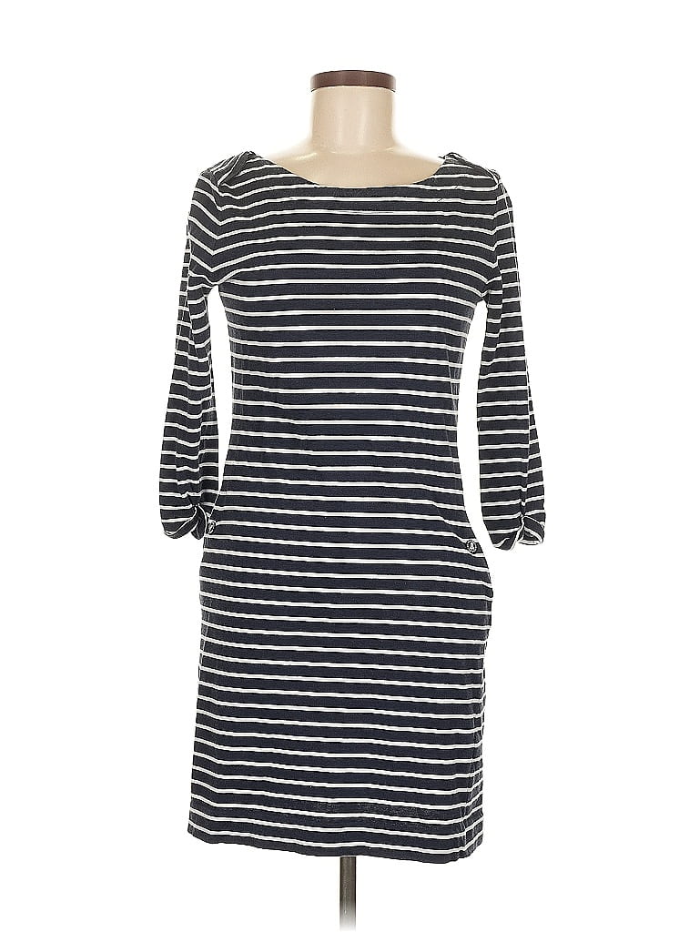 Barbour Stripes Gray Casual Dress Size 6 - photo 1
