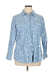 Lane Bryant Outlet Long Sleeve Button Down Shirt