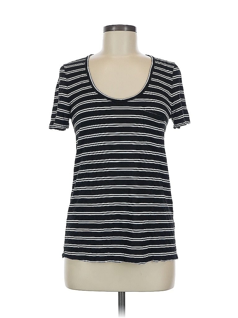 Pre-owned Banana Republic Short Sleeve T-shirt In Black