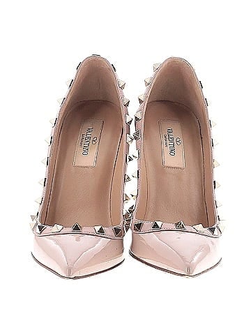 Valentino Garavani Patent Leather Rockstud Heels (view 2)