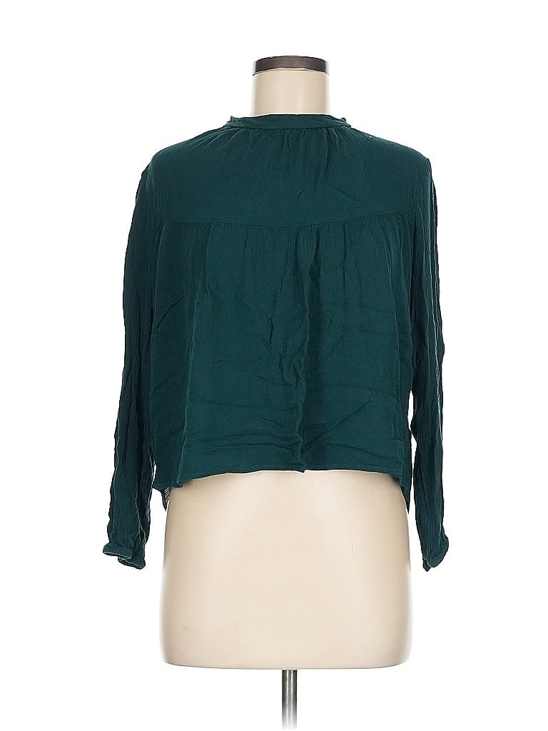 Click to view more detailed imagery on our partner's website Pre-owned Gilli Long Sleeve Blouse In Blue