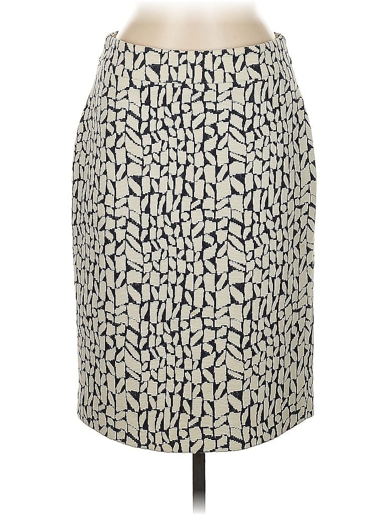 Pre-owned Ann Taylor Casual Skirt In White