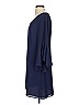 Laundry by Design 100% Polyester Solid Blue Cocktail Dress Size 4 - photo 5