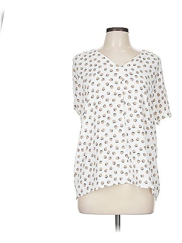 Ann Taylor Short Sleeve Blouse (view 1)