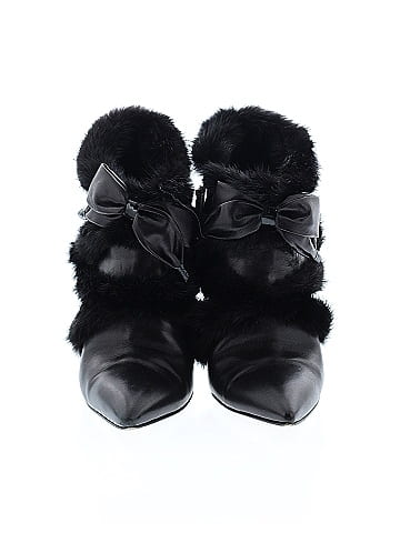 Roberto Cavalli Fur Accent Ankle Boot (view 2)