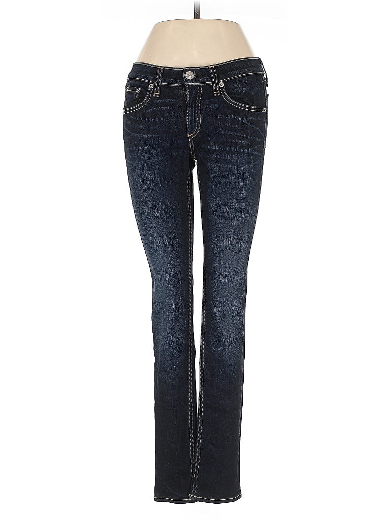 Rag & Bone/JEAN Hearts Blue Jeans Size 26 waist - photo 1