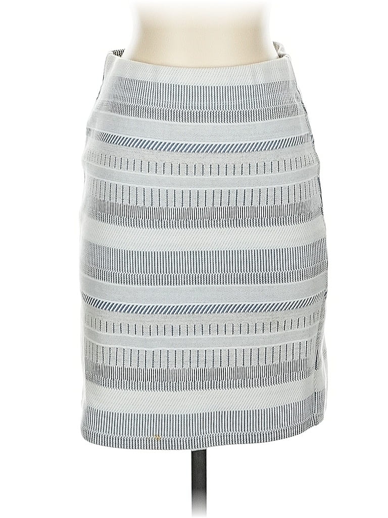 Pre-owned Ann Taylor Loft Formal Skirt In Gray