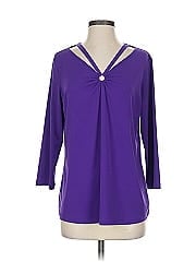 Susan Graver 3/4 Sleeve Blouse
