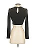 Saylor Black Long Sleeve Top Size S - photo 2