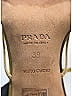 Prada Gold Satin Crystal Embellished Sandals Size EU 39 - photo 7