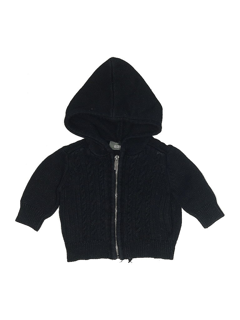 Pre-owned Kenneth Cole Reaction Babies' Zip Up Hoodie In Black
