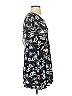 Lush Print Black Blue Casual Dress Size S - photo 4