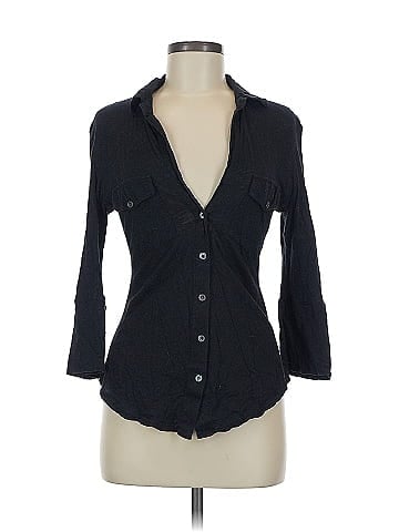 James Perse Long Sleeve Polo (view 1)
