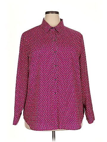 Jones New York Signature Long Sleeve Blouse (view 1)