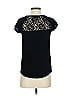 Armani Exchange 100% Rayon Black Short Sleeve Top Size XS - photo 2