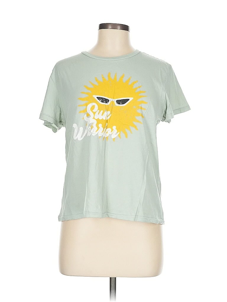 Wildfox Graphic Green Short Sleeve T-Shirt Size M - photo 1