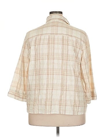 Alfred Dunner 3/4 Sleeve Button-Down Shirt (view 2)