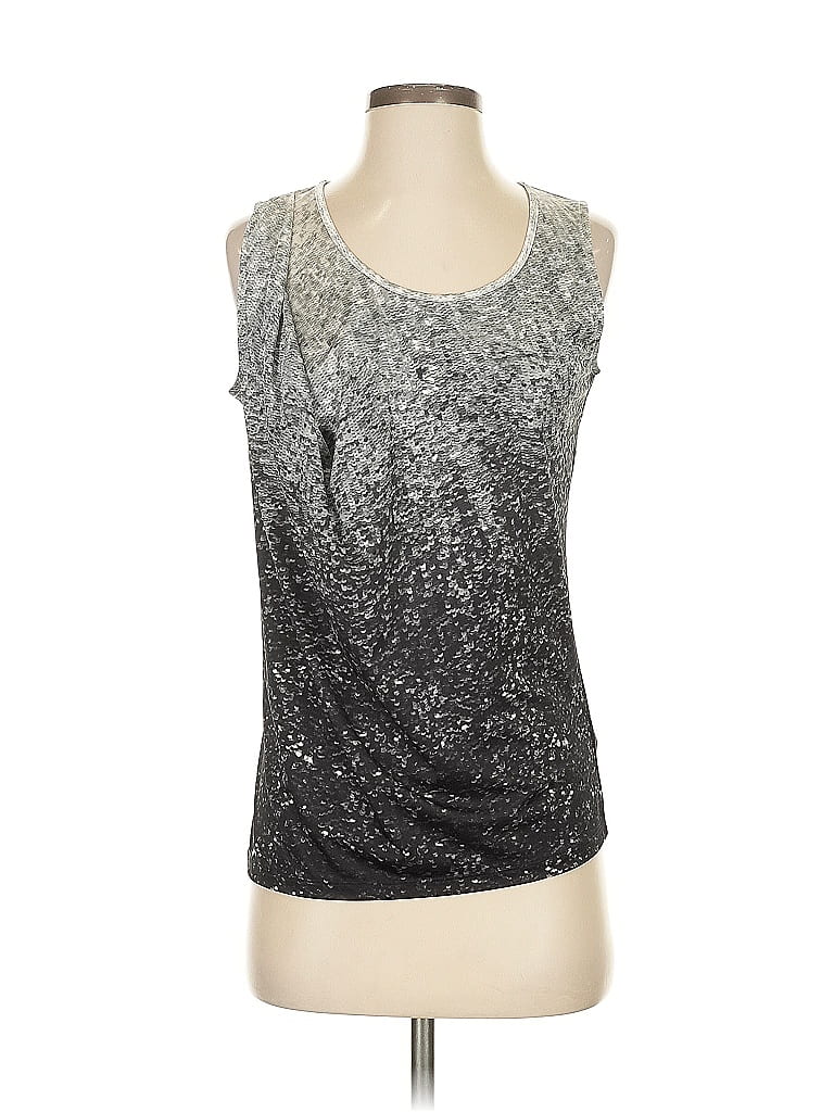 Pre-owned Michael Michael Kors Tank Top Silver Strapless Neckline Tops