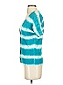 Ann Taylor LOFT Outlet Tie-dye Teal Short Sleeve Top Size XS - photo 5