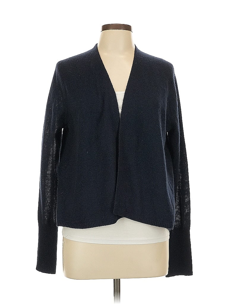 White + Warren 100% Cashmere Black Cashmere Cardigan Size L - photo 1