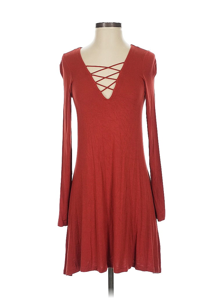 Pre-owned Express Outlet Casual Dress In Red