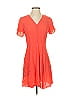 Privacy Please Orange Casual Dress Size S - photo 1