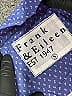 Frank & Eileen 100% Cotton Polka Dots Blue Long Sleeve Button-Down Shirt Size S - photo 7