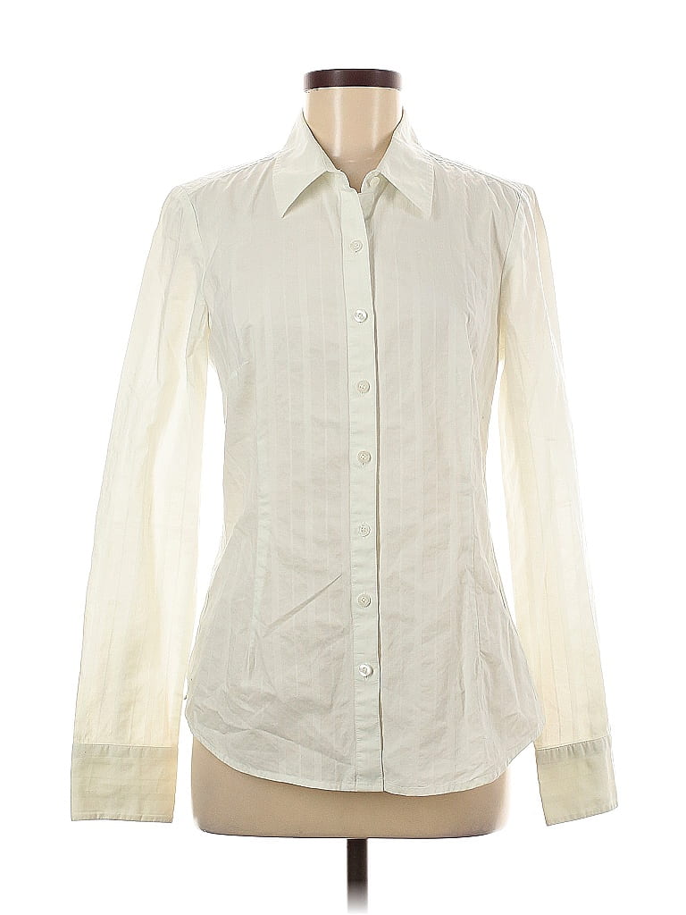 Blouse Long Sleeve By Lilly Pulitzer In Blue, Size: S